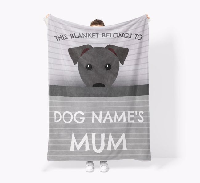'This Blanket Belongs To...' - Personalised {breedFullName} Blanket: Premium Sherpa Fleece
